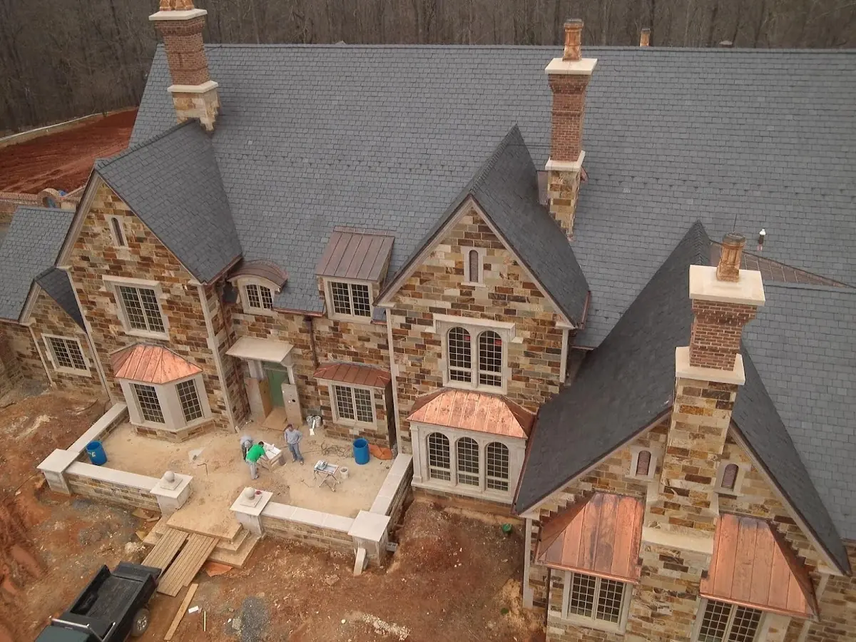 Craftsman Roofing Slate Roof Repair project in Braddock Hills Estates